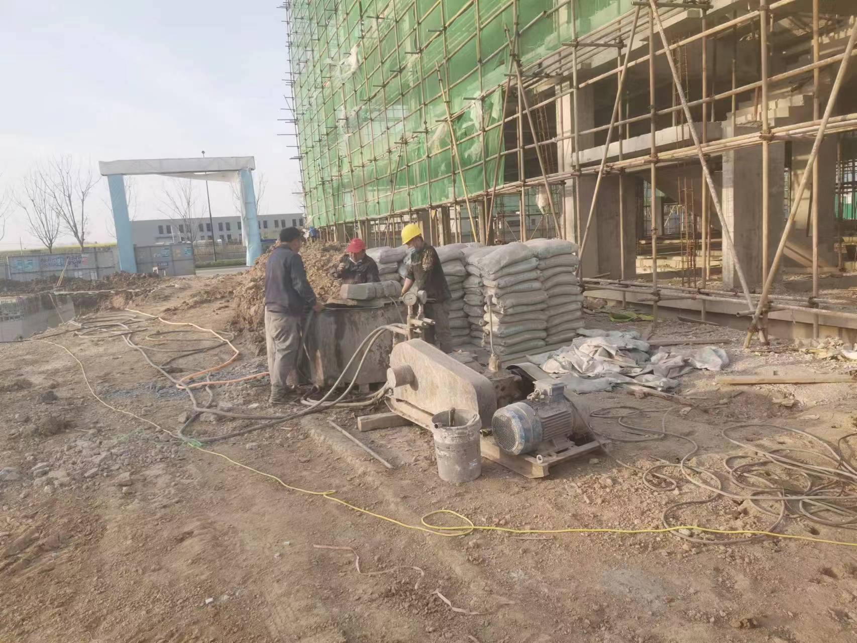 钟祥别墅下沉注浆